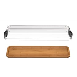 Farberware 22 in. L X 7 in. W X 3 in. Bamboo Charcuterie Board