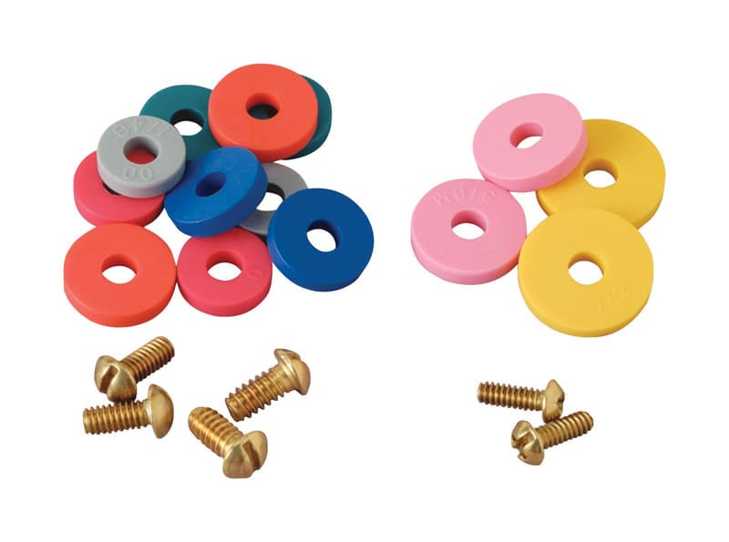 BrassCraft Assorted In. D Rubber Flat Faucet Washer Assortment 20 Pk ...