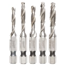 Milwaukee Shockwave Metal Drill and Tap Set Hex Shank 5 pc