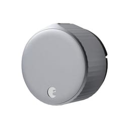 August Home Polished Nickel Metal Wi-Fi Smart Lock