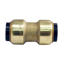 Apollo Tectite Push to Connect 1/2 in. PTC in to X 1/2 in. D PTC Brass Coupling