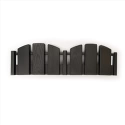 EasyFlex 10 ft. L X 4.5 in. H Plastic Black Landscape Edging Kit