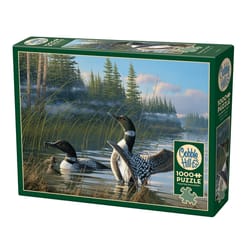 Cobble Hill Common Loons Jigsaw Puzzle Cardboard 1000 pc