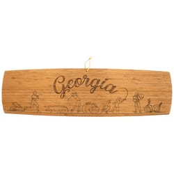 Totally Bamboo 30 in. L X 8.5 in. W X 0.75 in. Bamboo Georgia State Serving & Cutting Board