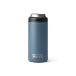 YETI Rambler 12 oz Colster Nordic Blue BPA Free Slim Can Insulator