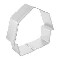 R&M International Corp International Corp 3 in. W X 3 in. L Barn Cookie Cutter Silver 1 pc