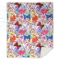 Carstens Inc 68 in. H X 54 in. L Multicolored Polyester Plush Throw Blanket