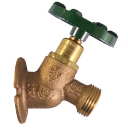 Arrowhead Brass Arrow Breaker 1/2 in. FIP X 3/4 in. MHT Anti-Siphon Brass Bibb