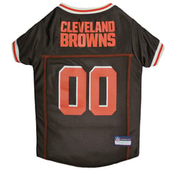 Pets First Black Cleveland Browns Dog Jersey Medium