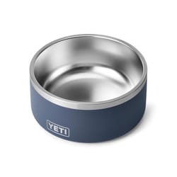 YETI Boomer Navy Stainless Steel 8 cups Pet Bowl For Dogs