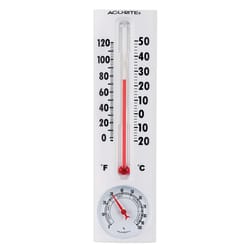 AcuRite Humidity Meter/Thermometer Plastic White