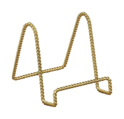 Tripar 7 in. Brass Twisted Wire Display Stand