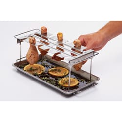 Broil King Stainless Steel Wing Rack 7.25 in. L X 15 in. W