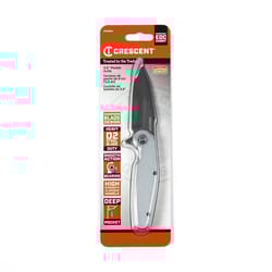 Crescent Silver Steel 8.5 in. Pocket Knife