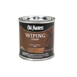 Old Masters Semi-Transparent American Walnut Oil-Based Wiping Stain 0.5 pt