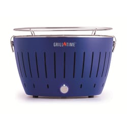 Grill Time 12.5 in. Tailgater GT Charcoal Grill Blue