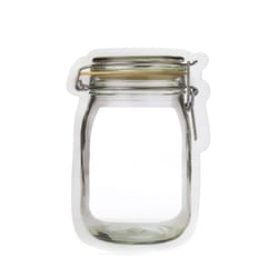 KIKKERLAND Clear Polyethylene Mason Jar Storage Bag 5 oz