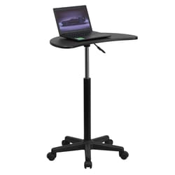 Flash Furniture 37 in. H X 26 in. W X 23 in. L Half Circle Standing Desk