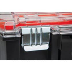 Craftsman VersaStack 9.84 in. W X 2.73 in. H Small Parts Bin Plastic 20  compartments Black/Red