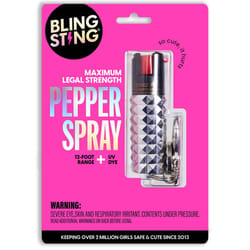 Blingsting Silver Plastic Pepper Spray