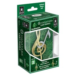 University Games Hanayama Harmony Puzzle Gold/Silver 2 pc
