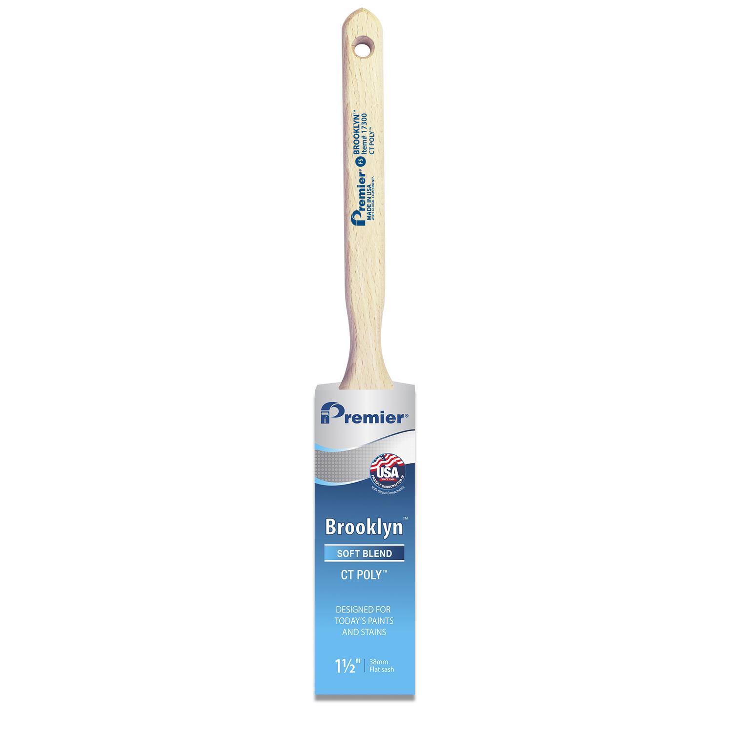 Premier Brooklyn 1-1/2 In. Soft Flat Paint Brush - Ace Hardware