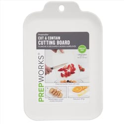 Progressive Prepworks 10 in. L X 7 in. W X 0.5 in. Polypropylene Cutting Board 1 pk