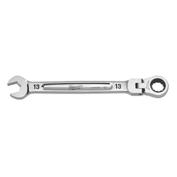Milwaukee 13 mm X 13 mm 12 Point Metric Flex Head Combination Wrench 7.34 in. L 1 pc