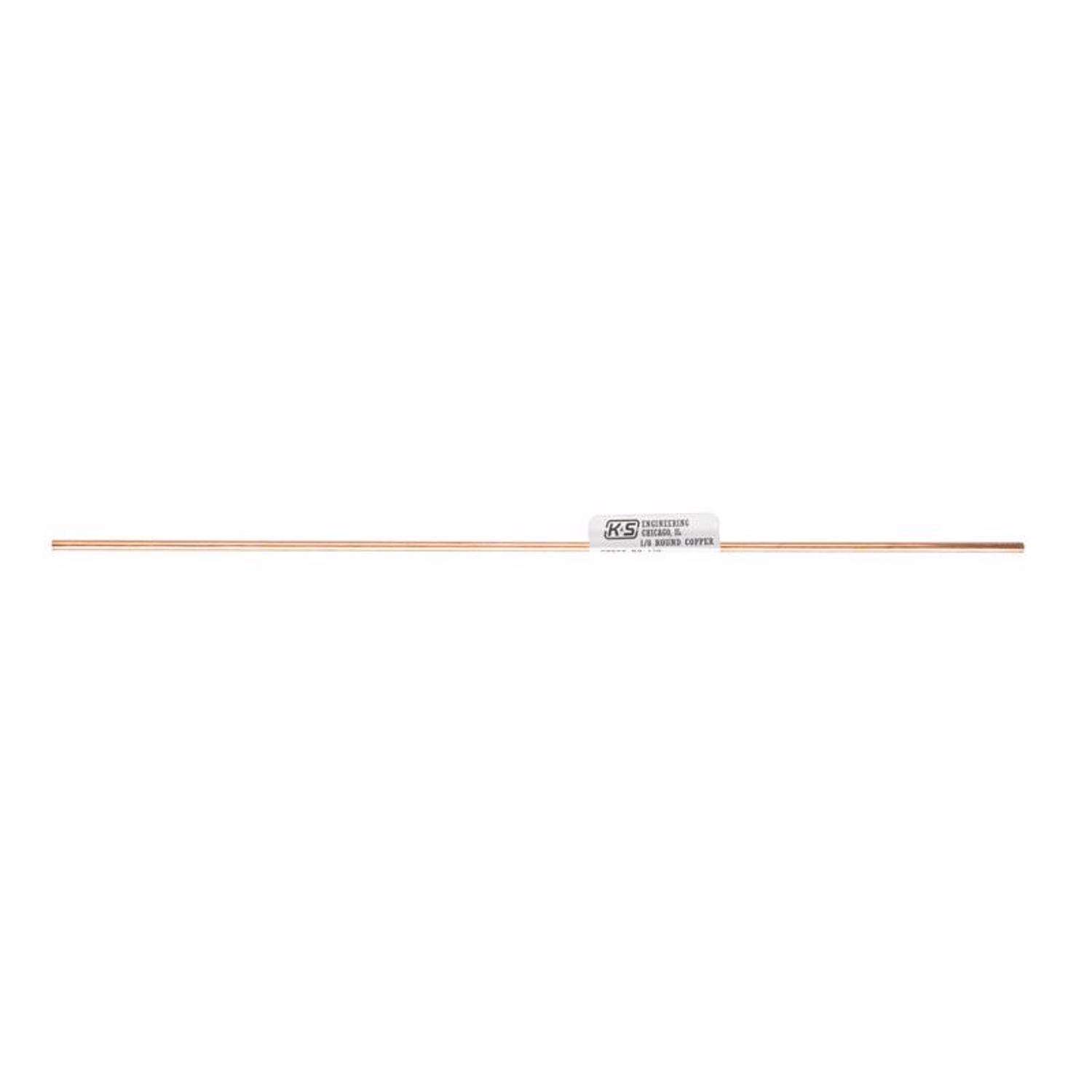K&S 1/8 in. D X 1 ft. L Copper Tubing