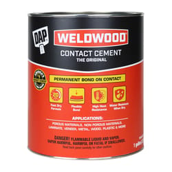 DAP Weldwood High Strength Rubber Tan Contact Cement 1 gal