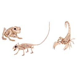 Seasons 6 in. Mini Animal Skeletons Halloween Decor