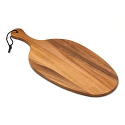 Lipper International Acacia Wood Oblong Paddle Board Platter 1 pk
