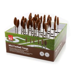Kitchen Innovations Silicone/Stainless Steel Mini Football Tongs
