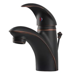 Ultra Faucets Oil Rubbed Bronze Traditional Single-Handle Bathroom Sink Faucet 4 in.