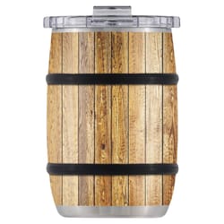 ORCA 12 oz White Oak Wood Grain BPA Free Barrel Vacuum Cup/Tumbler