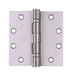 Tell 4-1/2 in. L Satin Chrome Door Hinge 3 pk