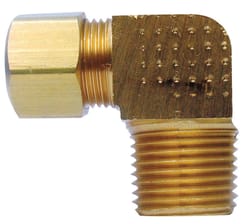 JMF Company 3/8 in. Compression 3/8 in. D MPT Brass 90 Degree Elbow