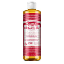 Dr. Bronner's 18-in-1 Organic Hemp Rose Scent Pure-Castile Liquid Soap 16 oz 1 pk