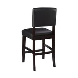 Linon Home Decor Dark Brown Polyurethane Austen Barstool 39.25 in.