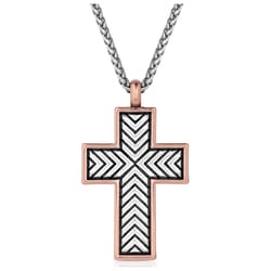 Montana Silversmiths Men's Faithful Destiny Cross Copper Necklace