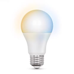 Feit A19 E26 (Medium) Smart-Enabled LED Bulb Adjustable White 60 Watt Equivalence 2 pk