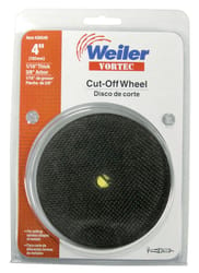 Weiler Vortec 4 in. D X 3/8 in. Aluminum Oxide Cut-Off Wheel 1 pc