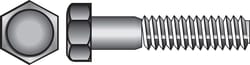 HILLMAN 7/16 in. D X 2 in. L Zinc Plated Steel Hex Bolt 50 pk