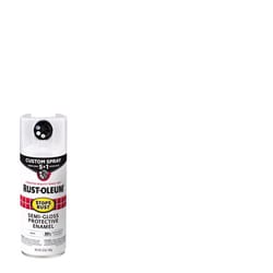 Rust-Oleum Stops Rust Custom Spray 5-in-1 Semi-Gloss White Spray Paint 12 oz