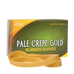 Alliance Pale Crepe Gold #107 Rubber Bands 16 oz