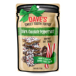 Dave's Sweet Tooth Dark Chocolate Peppermint Toffee 4 oz
