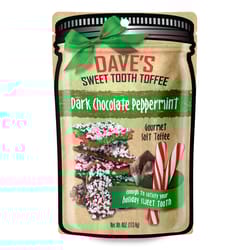 Dave's Sweet Tooth Dark Chocolate Peppermint Toffee 4 oz