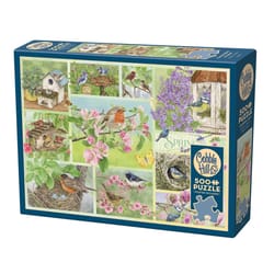 Cobble Hill Garden Birds in Spring Jigsaw Puzzle Multicolored 500 pc