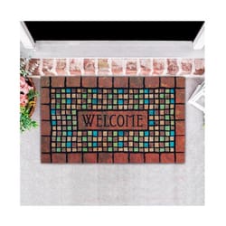 Sports Licensing Solutions 18 in. W X 30 in. L Multi-Color Terra Cotta Plastic Door Mat