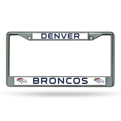 Rico Gray Metal Denver Broncos License Plate Frame